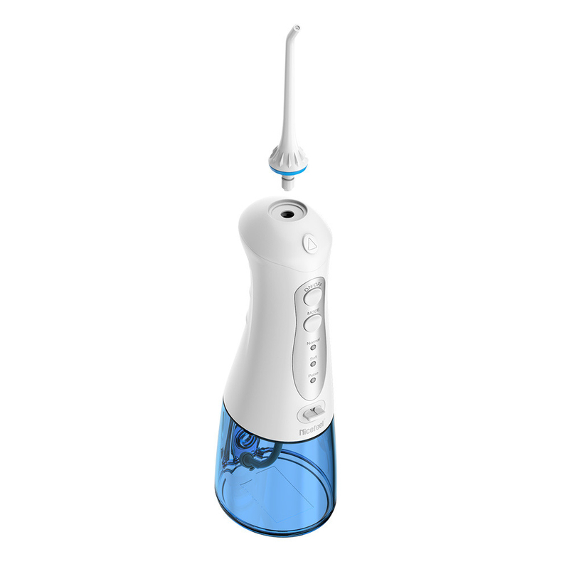 300ml IPX7 ইলেকট্রিক জেট মিনি কর্ডলেস পোর্টেবল ওয়াটার ফ্লোসার দাঁত ক্লিনার