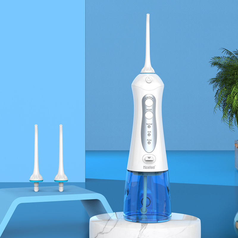 300ml IPX7 ইলেকট্রিক জেট মিনি কর্ডলেস পোর্টেবল ওয়াটার ফ্লোসার দাঁত ক্লিনার