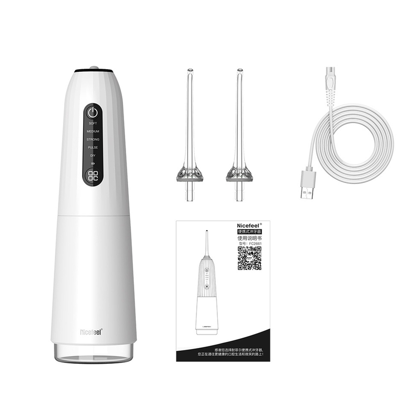 সাধারণ / নরম / পালস / তাত্ক্ষণিক স্প্রে মোড সহ 1400mAh Nicefeel Flycat মৌখিক সেচ