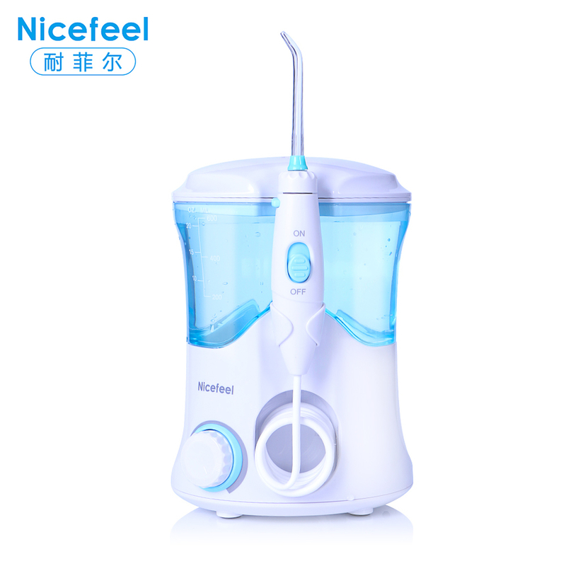 ABS কর্ডলেস নিসফিল ওয়াটার ফ্লোসার 1400mAh 300ml 4 ঘন্টা চার্জ করার সময়