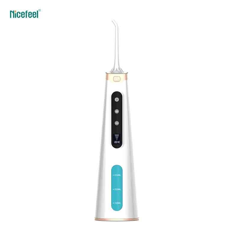 মৌখিক যত্নের জন্য 1600mAh নাইসফিল সুপারঅক্সাইড জল ফ্লোসার ওরাল ইরিগেটর